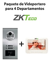 Videoportero zkteco 4, 6 y 8 departamentos